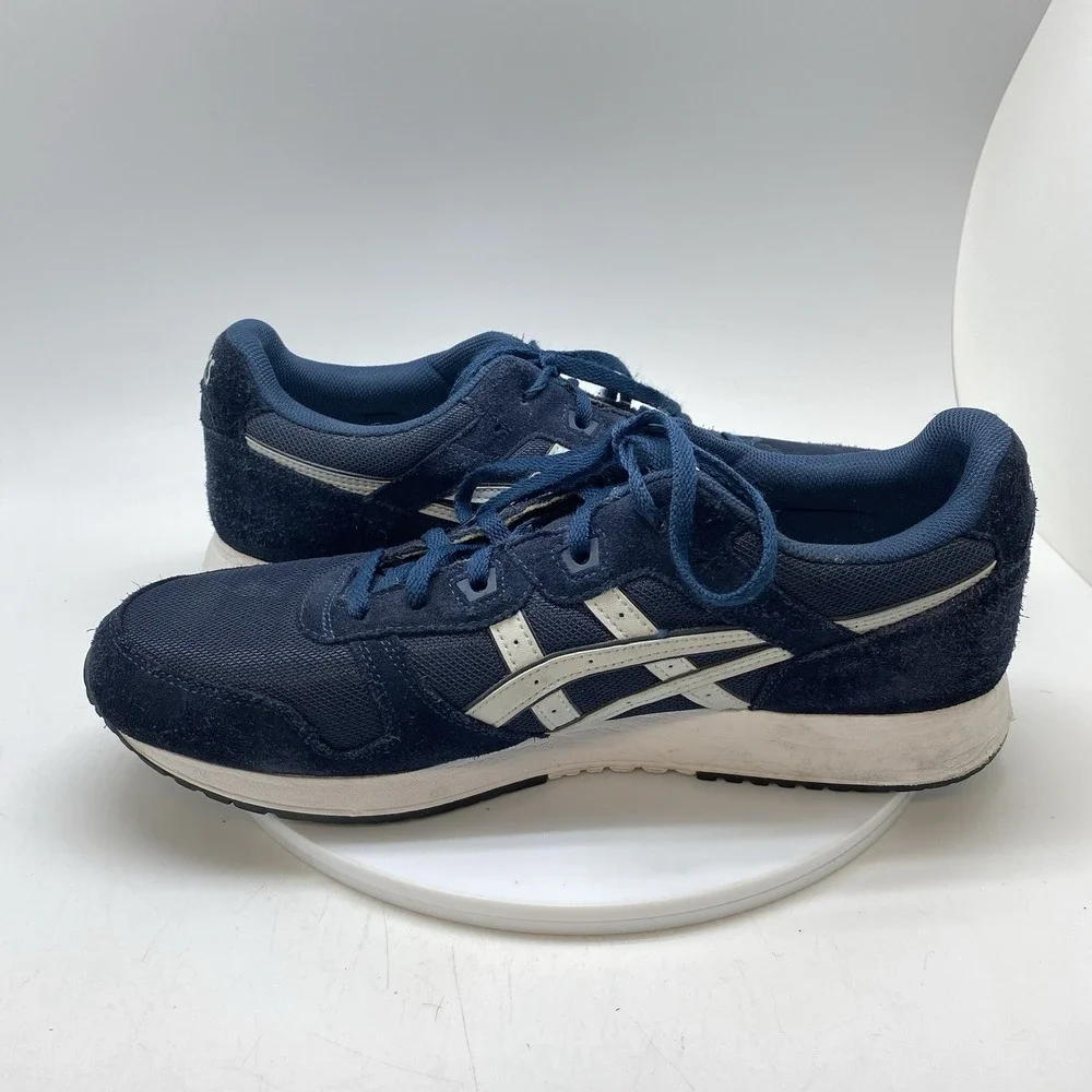 Asics Lyte Classic Sport Shoes Mens 13 Blue Comfort Retro Gym Sneakers 1191A297